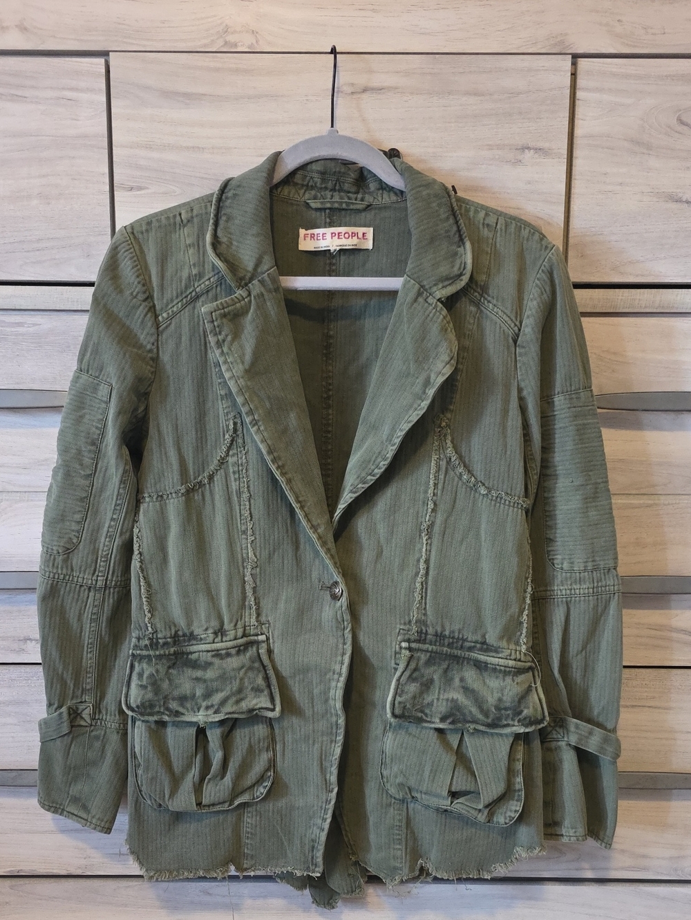 Free People Harlow Military Blazer